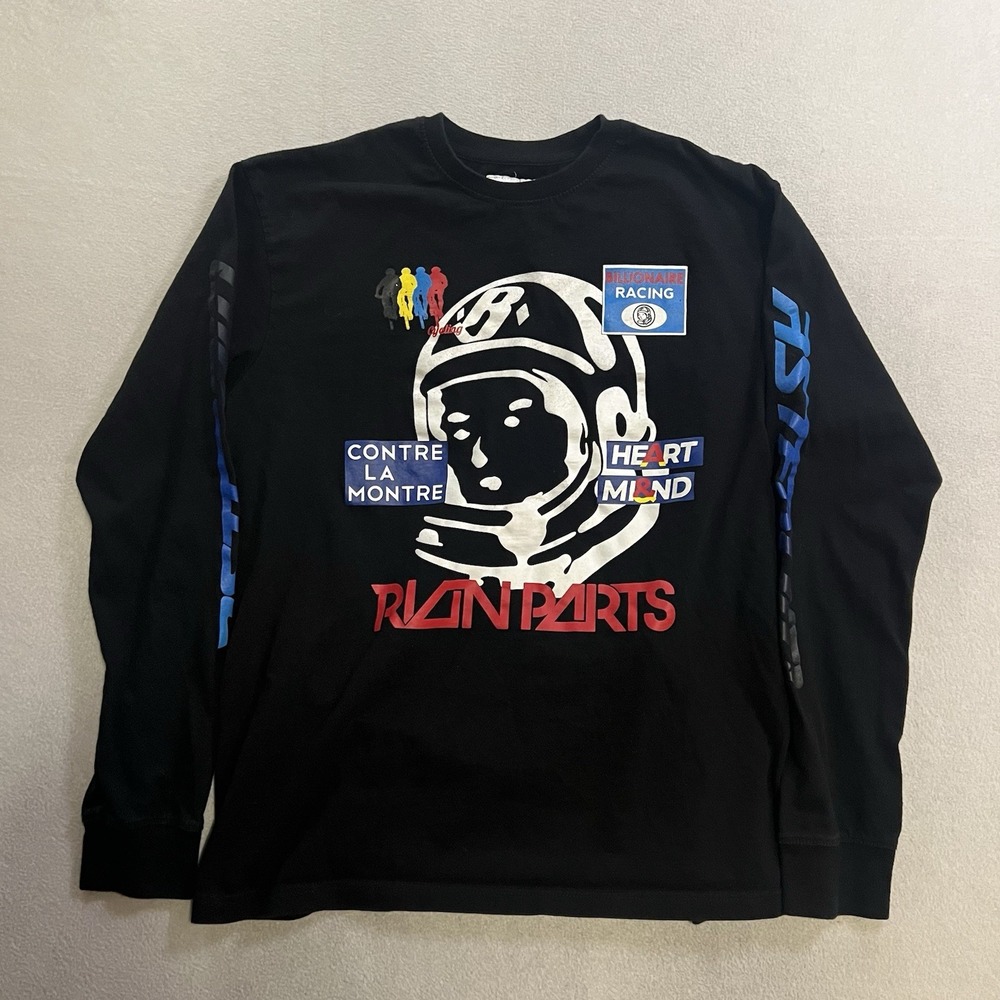Billionaire Boys Club Racing Heart & Mind T-shirt Men's Size Medium Long Sleeve
